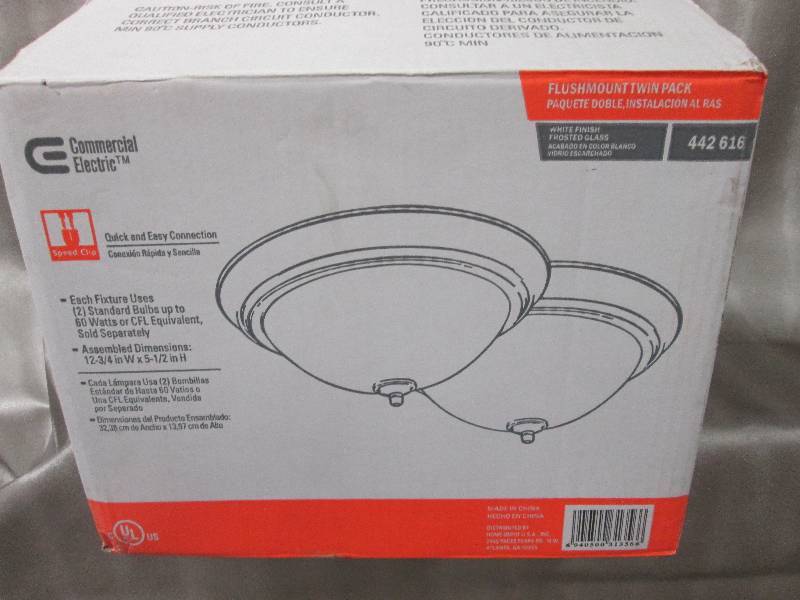 Commercial Electric 2 pack Flushmou...