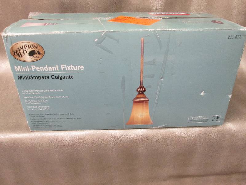 Hampton Bay Mini-Pendant Fixture Ca...