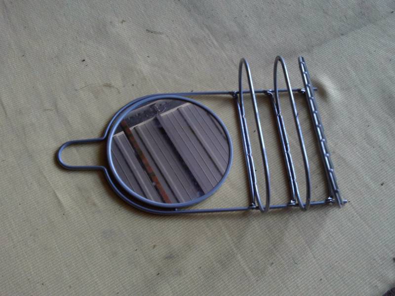 HANGING MIRROR AND BASKET