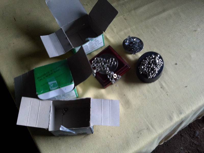 3 MAGNETIC SCULPTURES