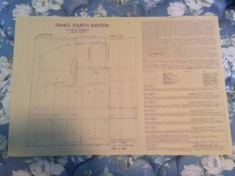 Rahns Fourth Addition Blueprint - Rosemount