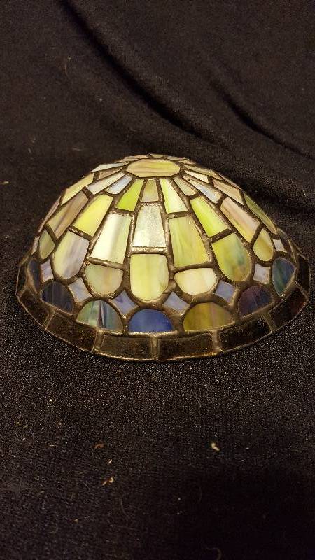 Mosaic stained glass shade