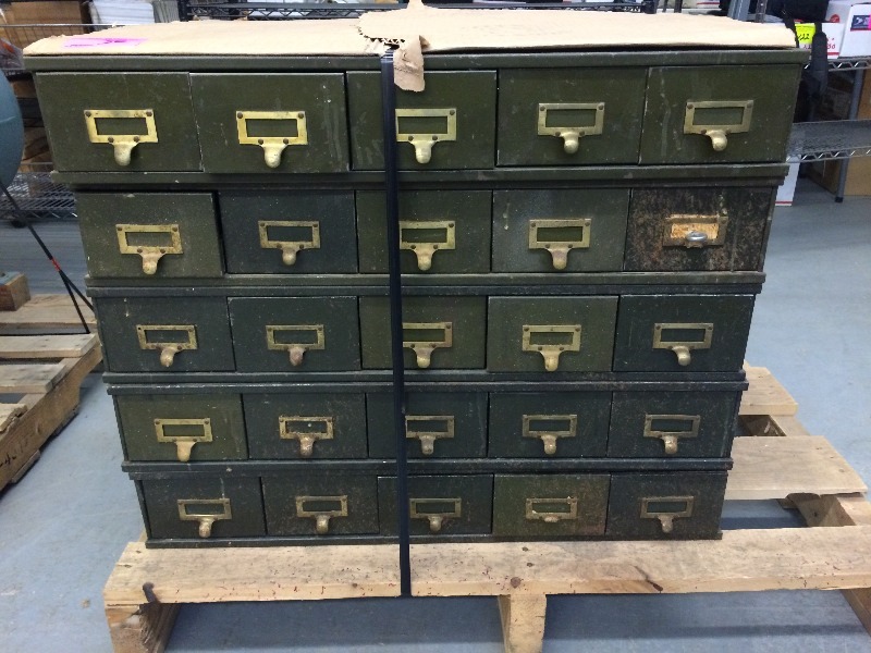 lot 36 image: Parts Drawers - measures 31 wide x 26 deep x 25 high