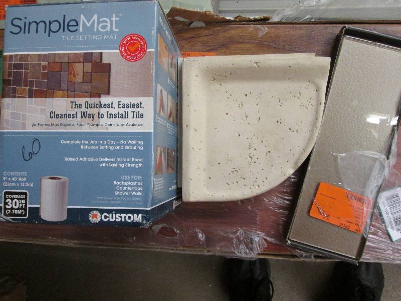 Simple Mat Tile Setting Mat Corner Flooring Auction Ceramic