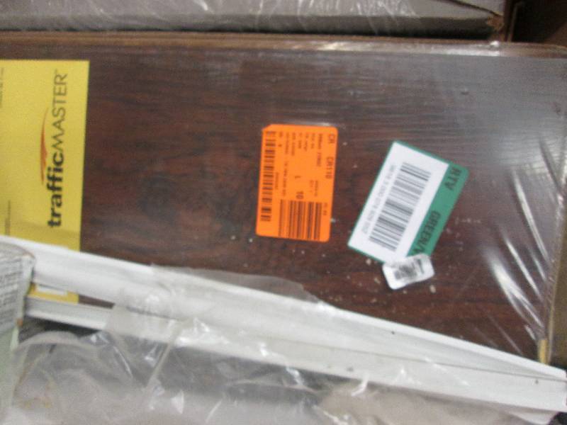 lot 40 image: Traffic Master Dark Brown Hickory 7...