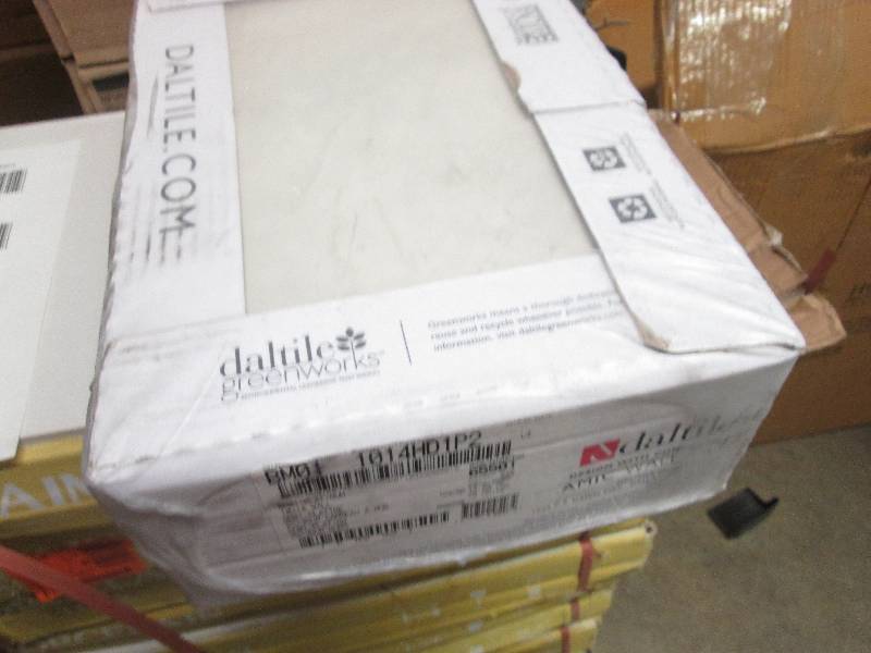 lot 84 image: Daltile Marissa Carrara 10 in. x 14...