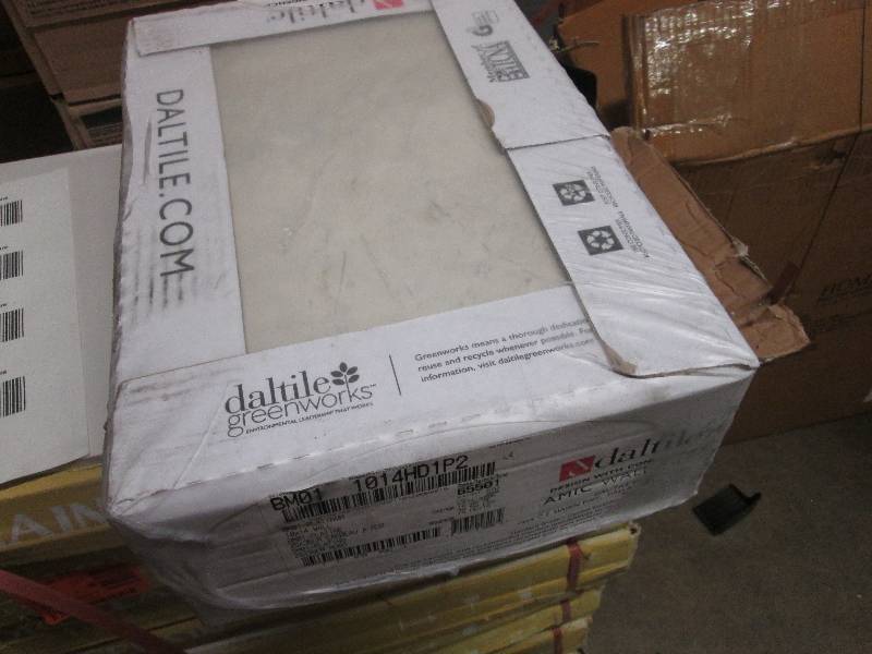 lot 85 image: Daltile Marissa Carrara 10 in. x 14...