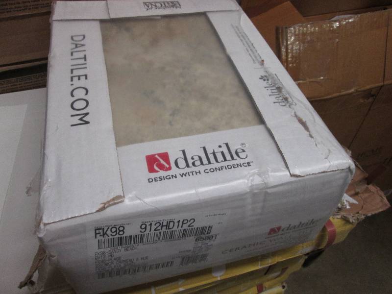 lot 88 image: Daltile Briton Bone 9 in. x 12 in. ...