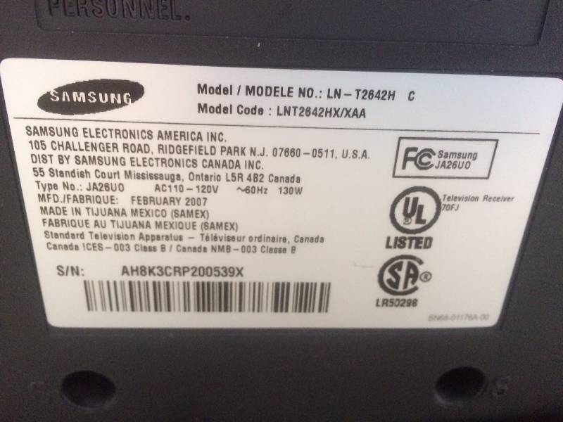 Samsung 26 TV