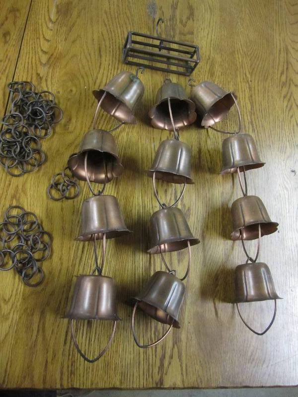 lot 44 image: Copper hanging decoration...
