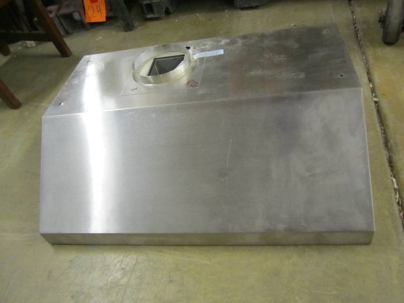 lot 57 image: Brushed metal ventahood, 30 wide...