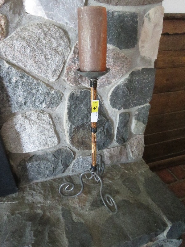 Tall Candle Holder wCandle