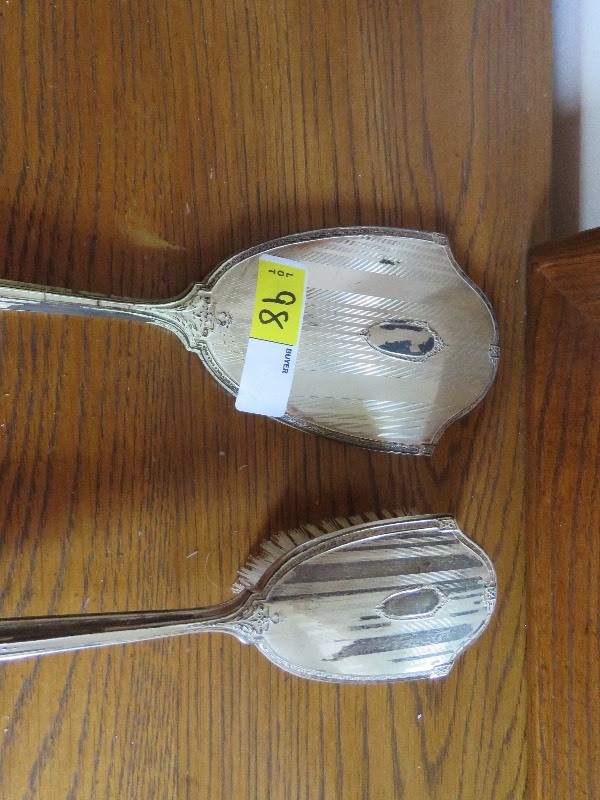 Vintage Brush and Hand Mirror