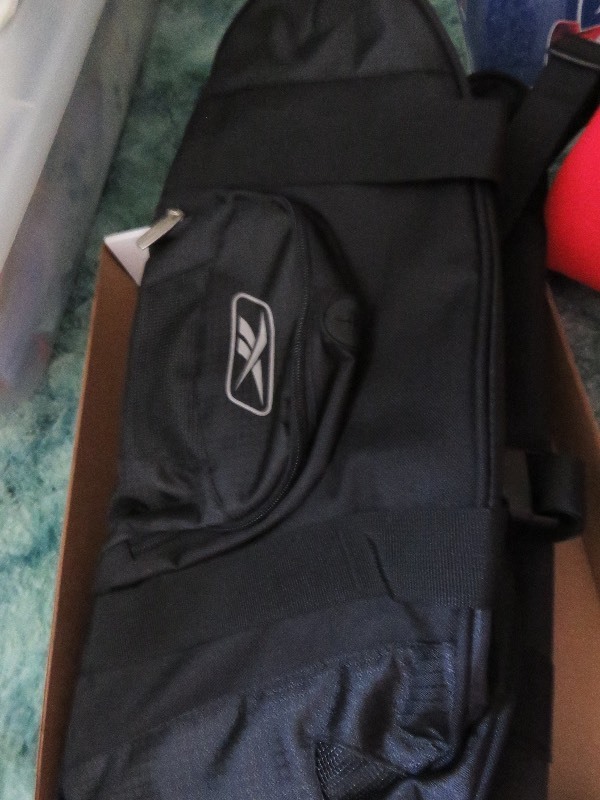 Duffle Bag and stadium blanket