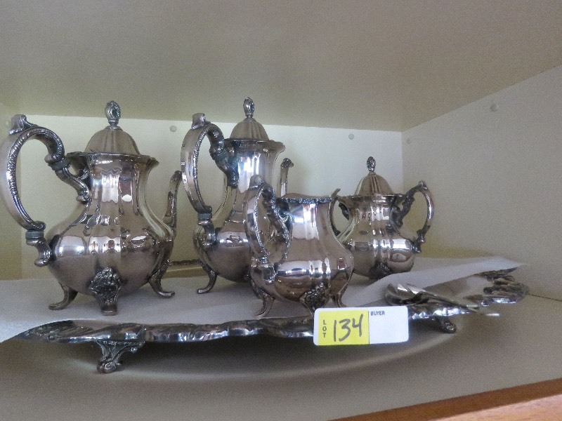 Large Silver Tea Set