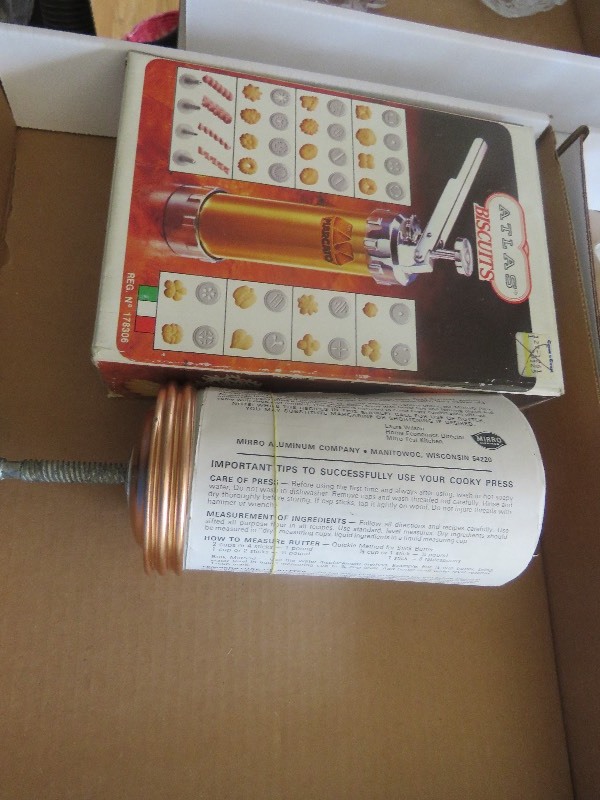 Vintage cookie press