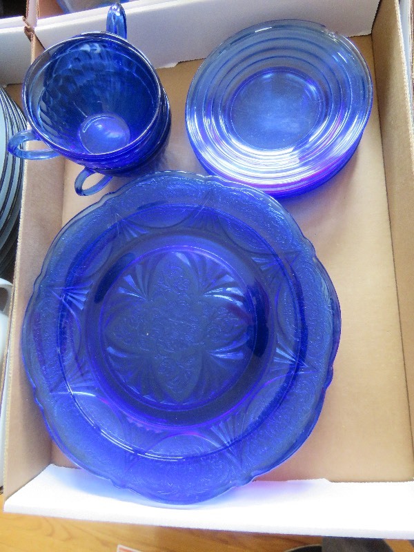 Blue Glass lot