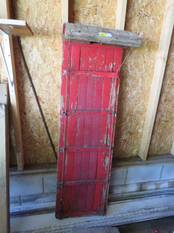 Wood Toboggan