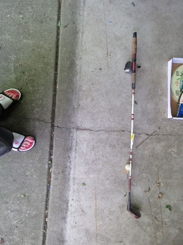 Golf Club Fishing Pole