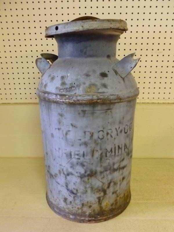 lot 36 image: Vintage Milk Can