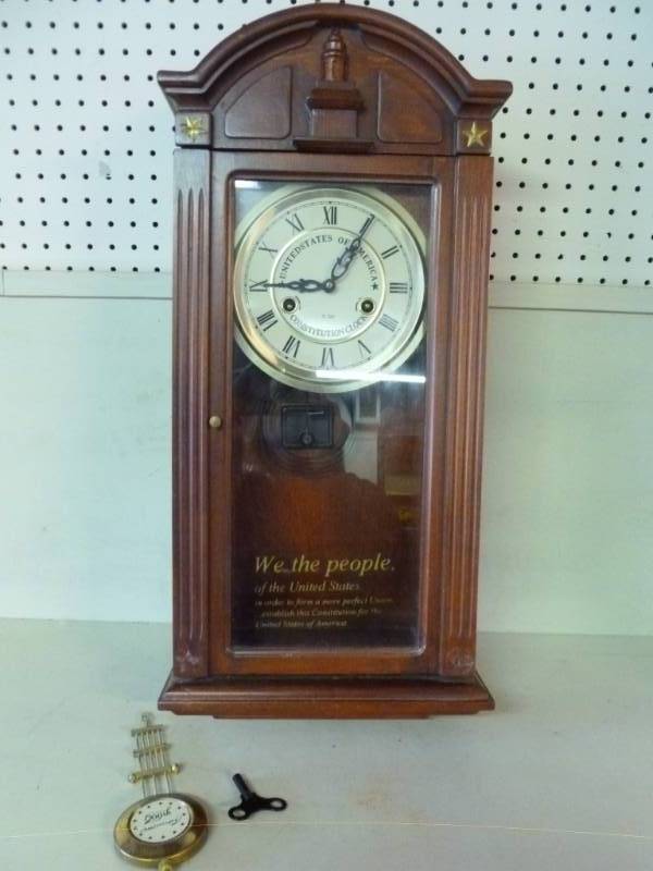 lot 152 image: Wall Pendulum Clock
