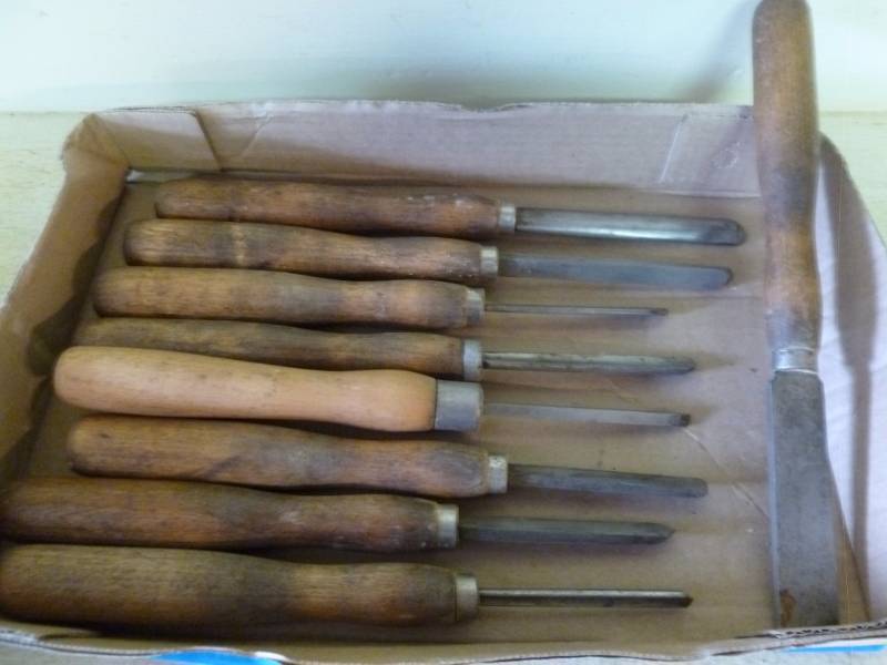 lot 248 image: Vintage Carving Tools
