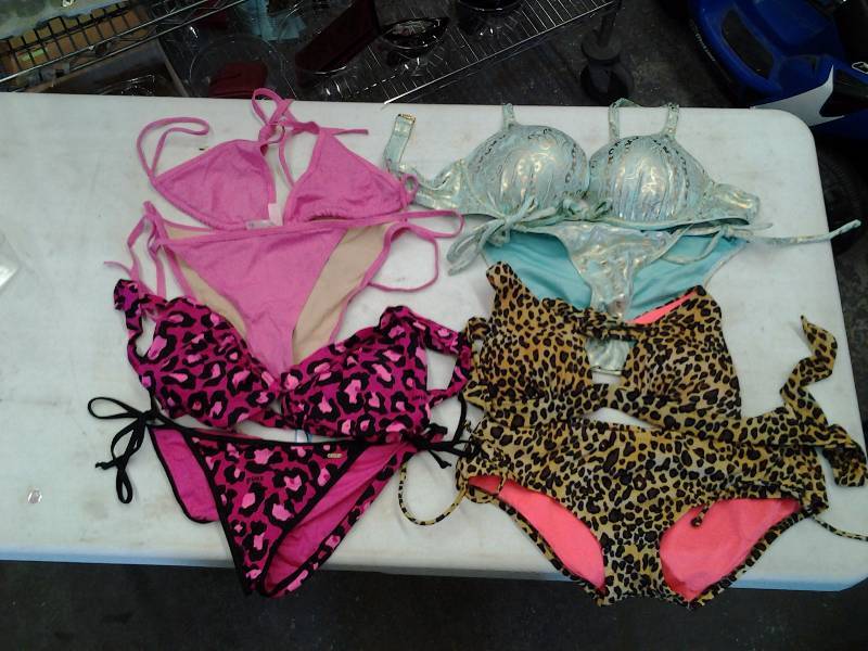 4 Victorias Secret Bikinis Size SM