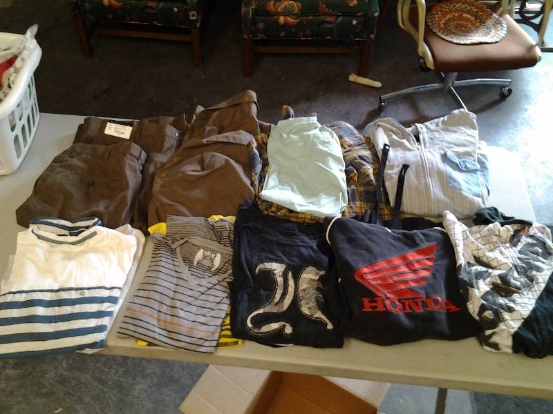 Box Of Mens Clothing Size L