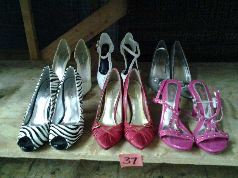 6-Pair High Heels-Size 6 (New Or Like New)