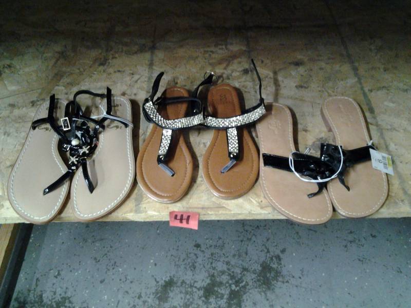 3-Pair NEW Sandals (Size 6)