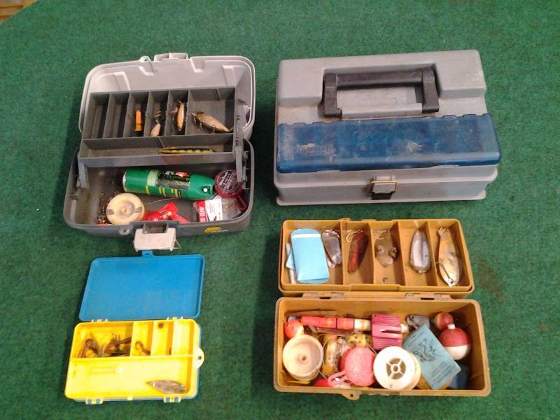 4 Tackle Boxes With Contents