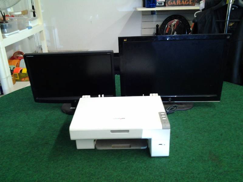 Lexmark Copies, 2 Flat Screen Monitors