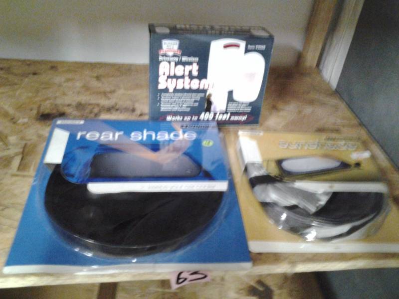 Windshield & Rear Window Shades, Wireless Alert System