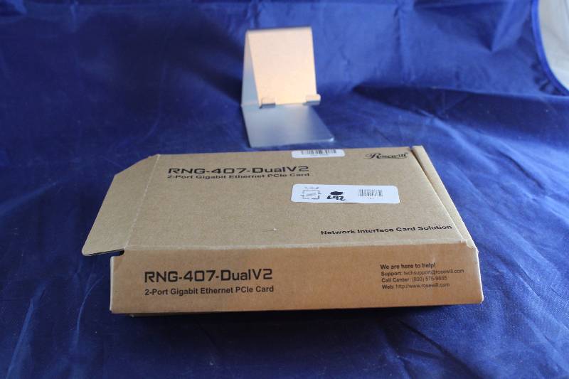 lot L92-93 image: Rosewill RNG-407-DualV2 Ethernet PCIe Card RETAIL VALUE $32 (C4)