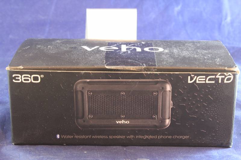 lot SPEAKER-2 image: veho 360 vecto portable wireless speaker RETAIL VALUE $110 (C6)
