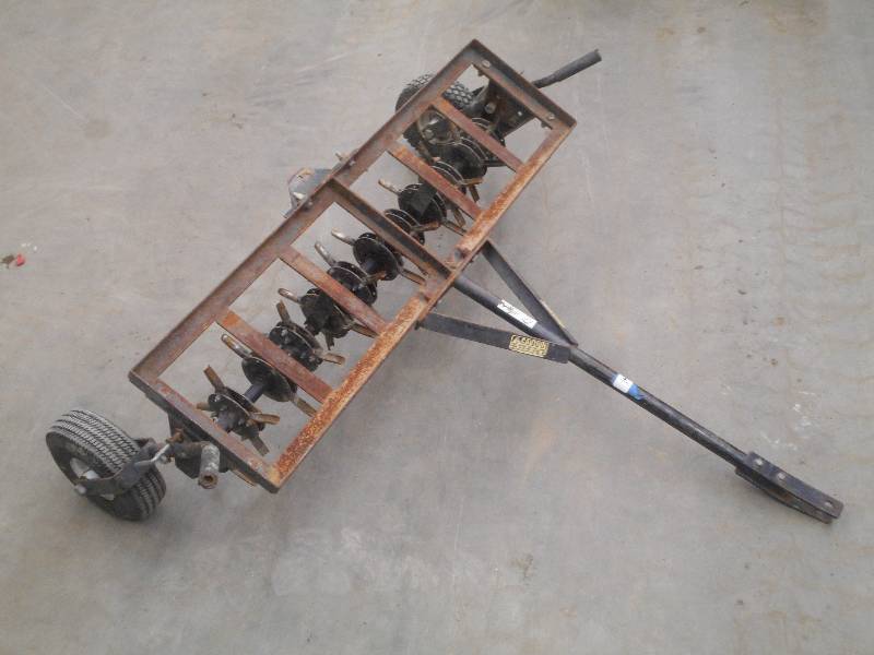 lot 14 image: TurfVent 48 Pin-Hitch Lawn Aerator...