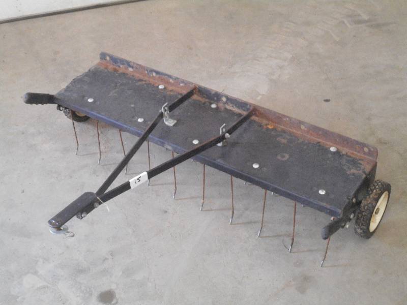 lot 15 image: Pin-Hitch 46 Lawn Dethatcher ...