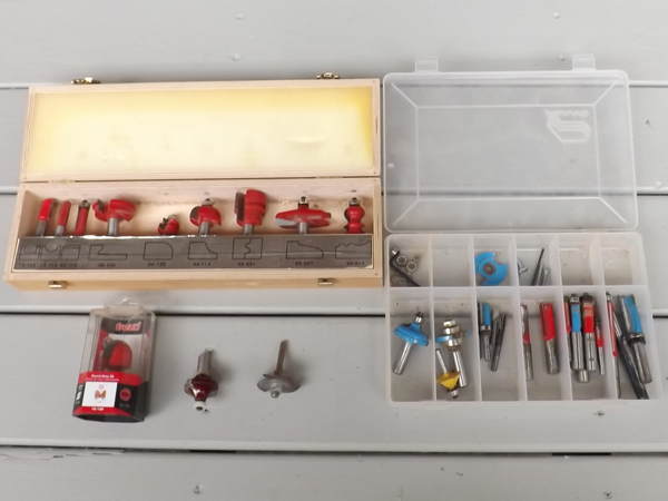 lot 31 image: Quality Lot of Freud & Rockler Router Bits