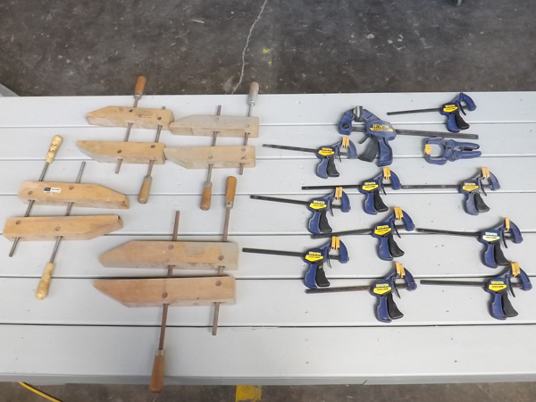 lot 40 image: Large lot of Irwin, Jorgensen and Craftsman Clamps