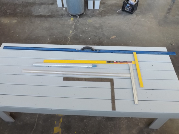 lot 48 image: Lot of Straight Edges, Cutting Guides, Squares, etc.