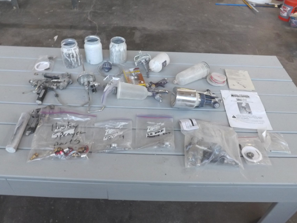 lot 56 image: Lot of Misc. Paint Sprayers, Parts and Accessories