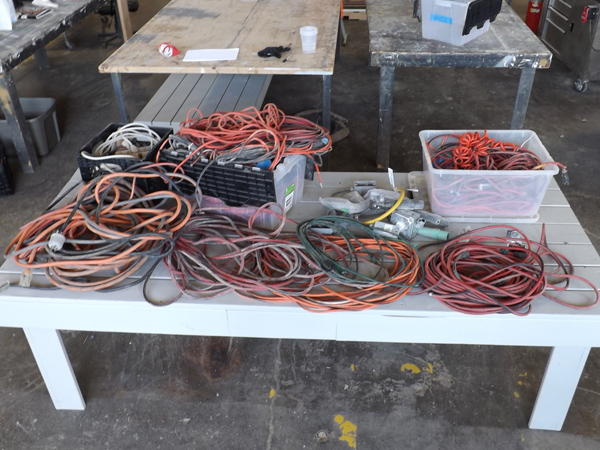 lot 73 image: Massive Lot of Extension Cords Power Strips