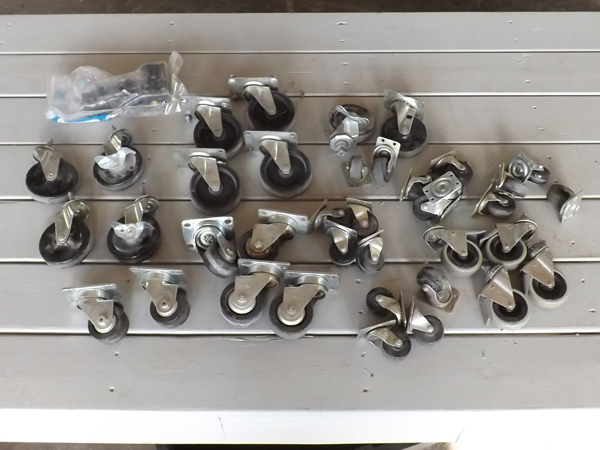 lot 82 image: Large Lot of Industrial Caster Wheel Sets
