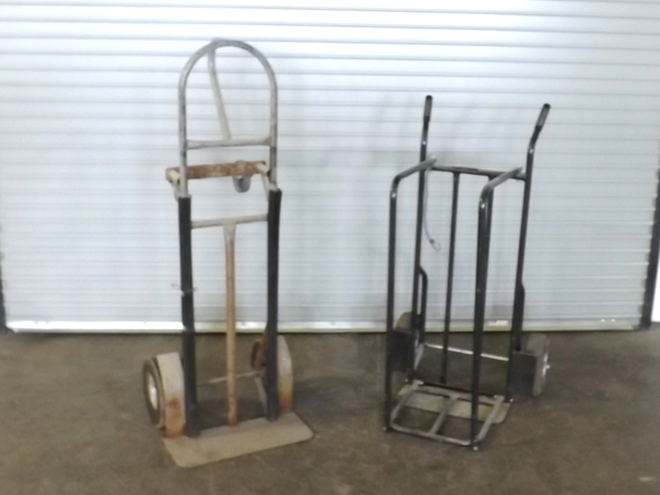 lot 135 image: Lot of 2 Heavy Duty Hand TrucksDollies