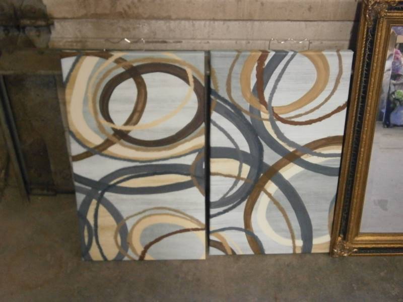 Lot of Wall Art, Mirror, Decorative Racks