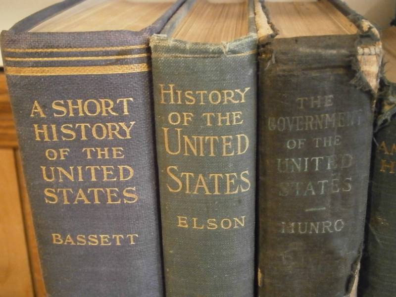 (11)Vintage American History Hardcover Books (see pics for titles)