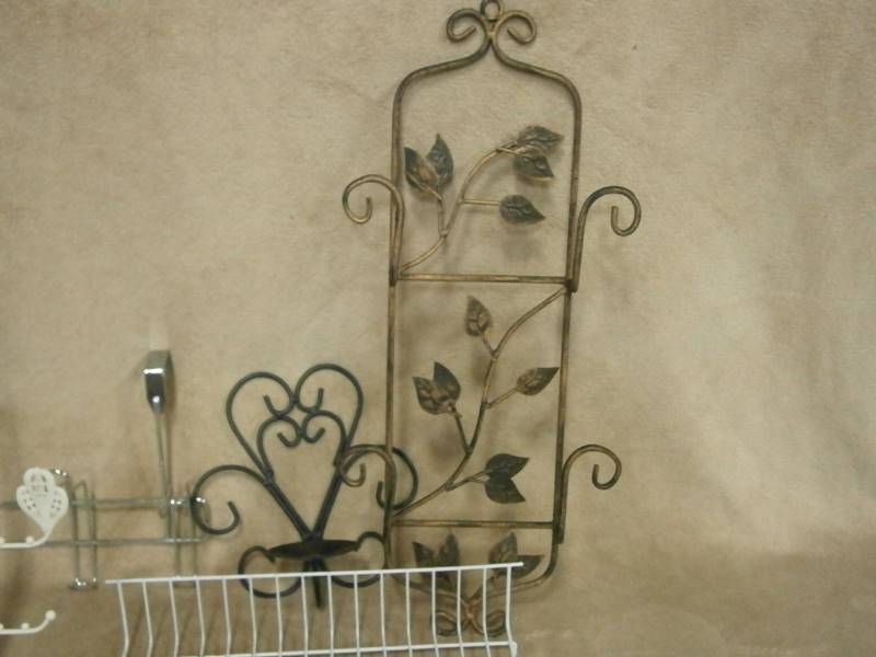 Lot of Wall Hooks & Jewelry Tree