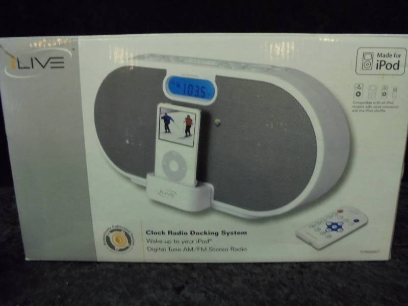 lot 4 image: Clock Radio Docking System for Ipod