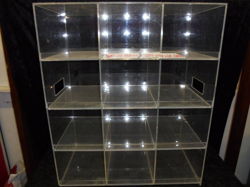 lot 6 image: Heavy Duty Acrylic Cubby Shelf