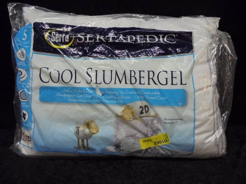 lot 14 image: Serta Cool Slumber Standard Pillow